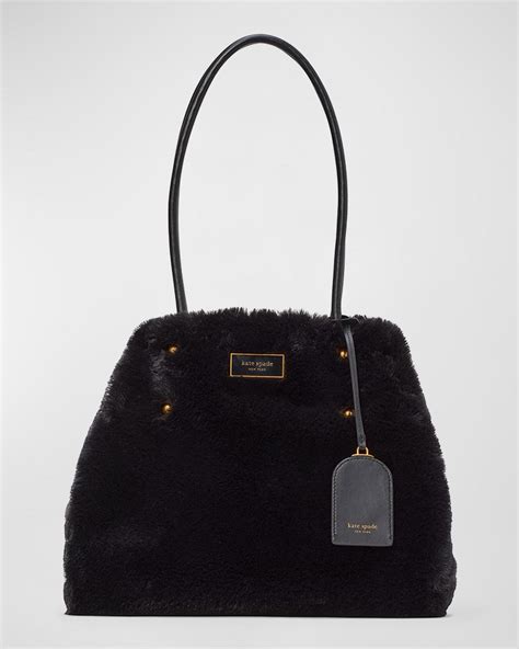 kate spade faux fur tote.